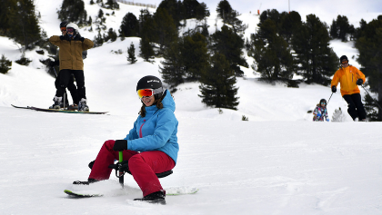 Témoignages après une première en ski assis Snooc